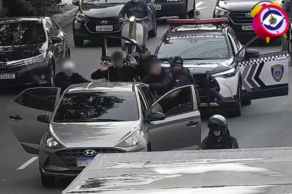 GCM de São Caetano prende trio envolvido em roubos a farmácias