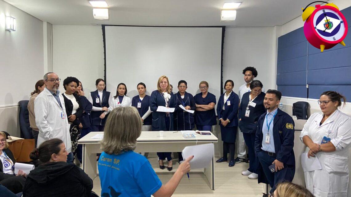 São Caetano capacita profissionais da Enfermagem em parceria com o Coren-SP e a Fundação do ABC