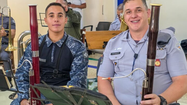GCM de São Caetano participa de encontro musical que uniu Forças Armadas e Forças Auxiliares no Hospital da Força Aérea de São Paulo
