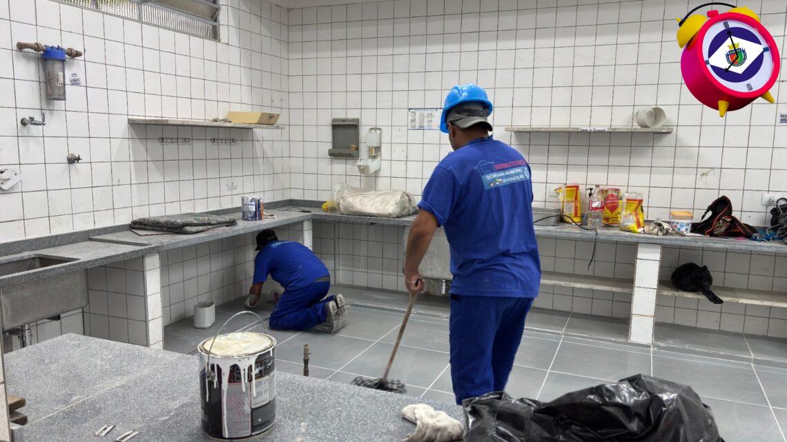 Prefeitura de São Caetano intensifica obras de manutenção nas escolas municipais antes do início do ano letivo