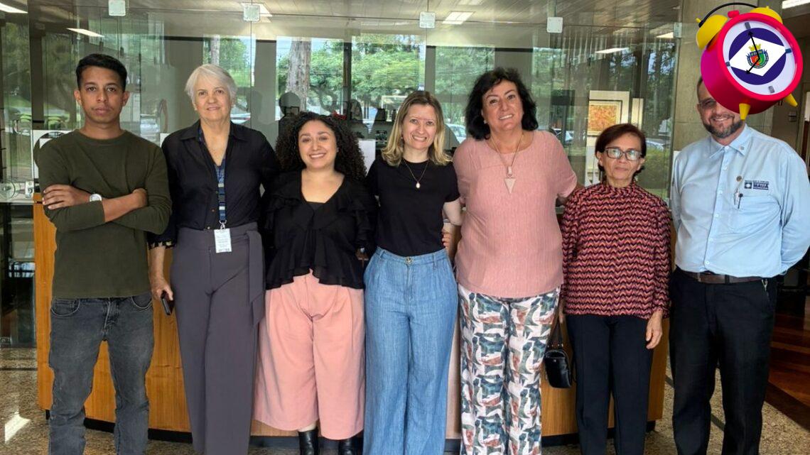 Representantes da Fundação Pró-Memória visitam o Instituto Mauá visando ao estabelecimento de parcerias
