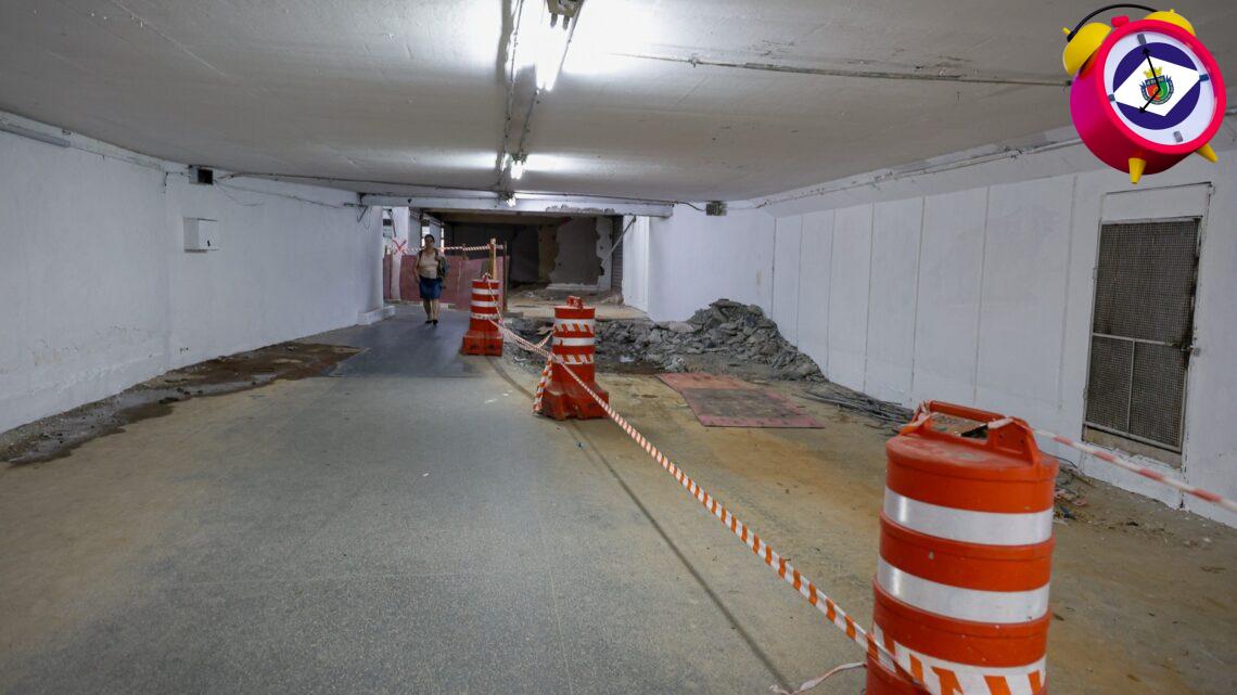 Obras do módulo 2 do Terminal Rodoviário Nicolau Delic, em São Caetano, avançam com acessibilidade na passagem de nível