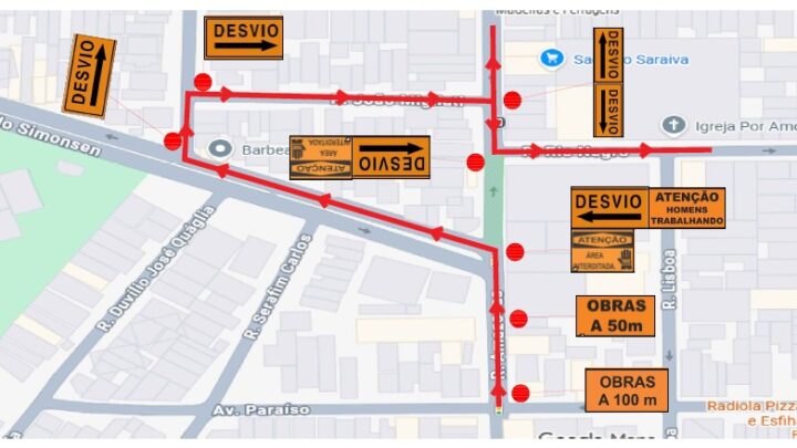 Programa Drenar São Caetano inicia 2026 com obras visando mitigar impactos na mobilidade na Rua Amazonas