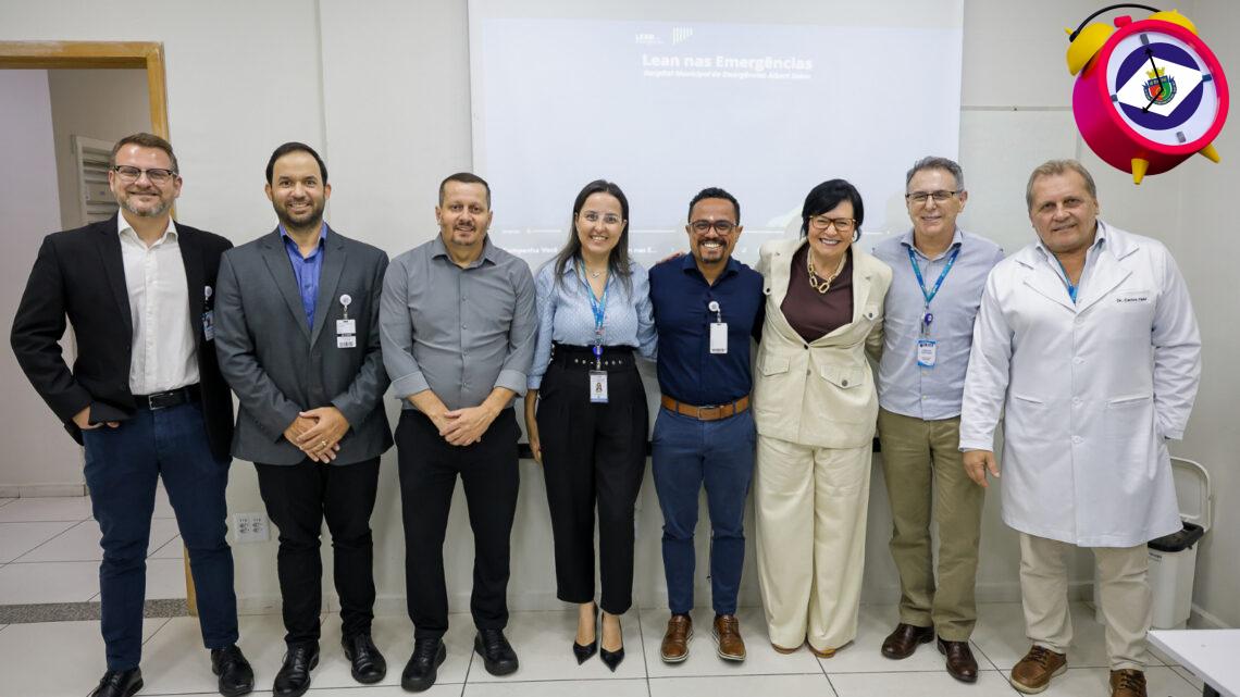 Prefeitura e Sírio-Libanês avançam na implantação do projeto Lean nas Emergências no Hospital Albert Sabin, em São Caetano