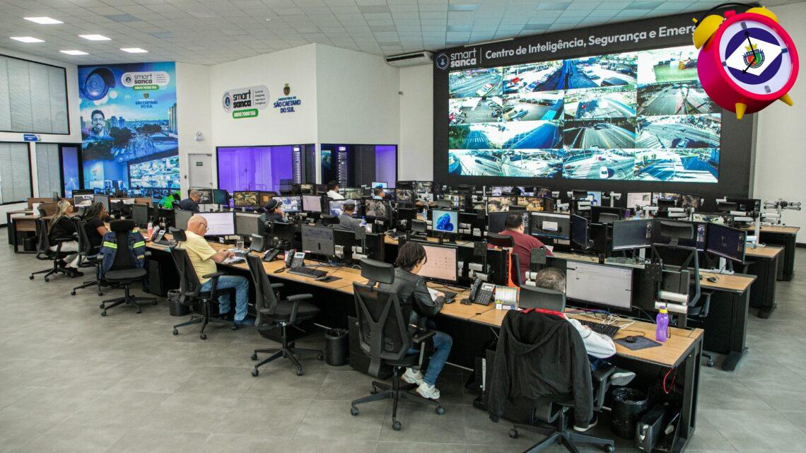 GCM de São Caetano prende homem procurado pela Justiça após alerta do reconhecimento facial do Smart Sanca