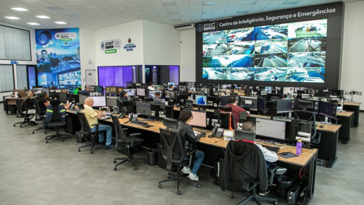 GCM de São Caetano prende homem procurado pela Justiça após alerta do reconhecimento facial do Smart Sanca