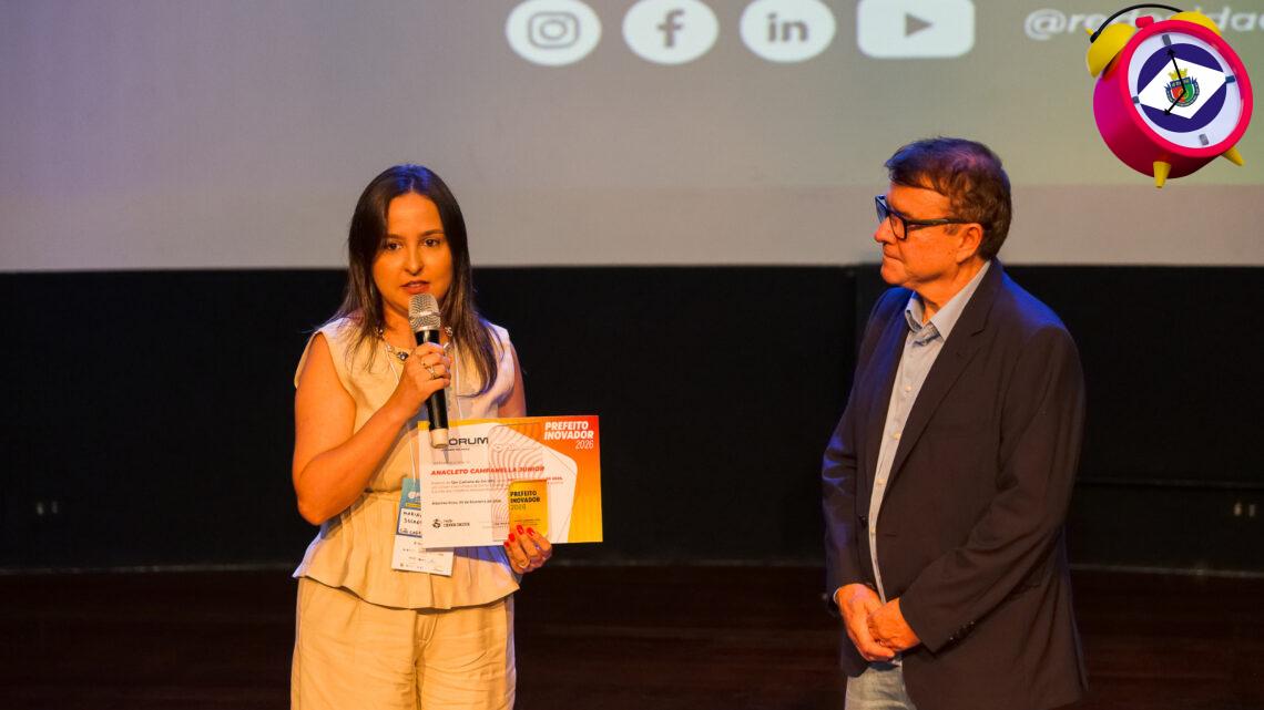 São Caetano recebe título de Prefeito Inovador pelo Smart Sanca Saúde