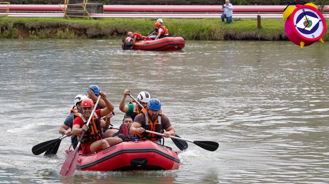 Prefeitura de São Caetano realiza treinamento integrado para atuação em situações de enchentes e chuvas intensas
