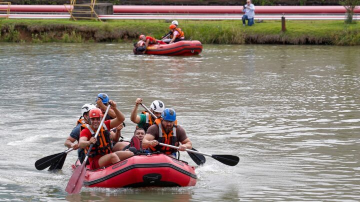 Prefeitura de São Caetano realiza treinamento integrado para atuação em situações de enchentes e chuvas intensas