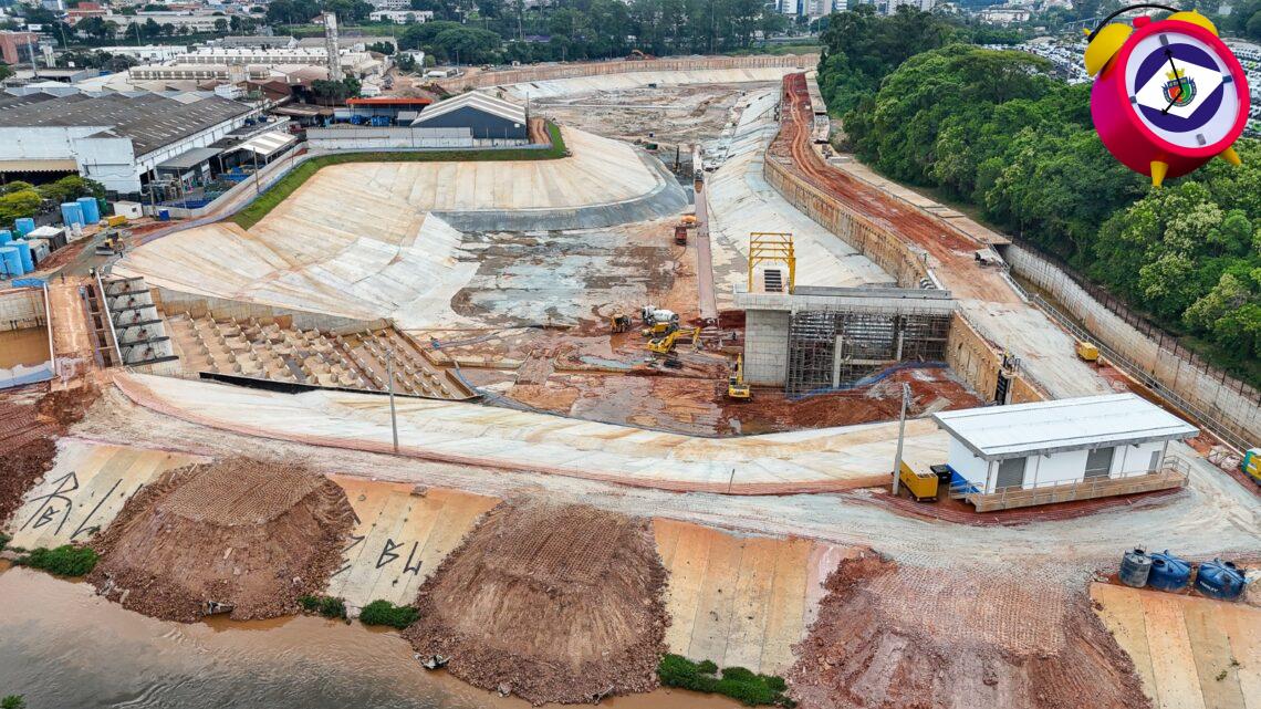 Piscinão Jaboticabal entra em operação e reforça proteção contra enchentes em São Caetano