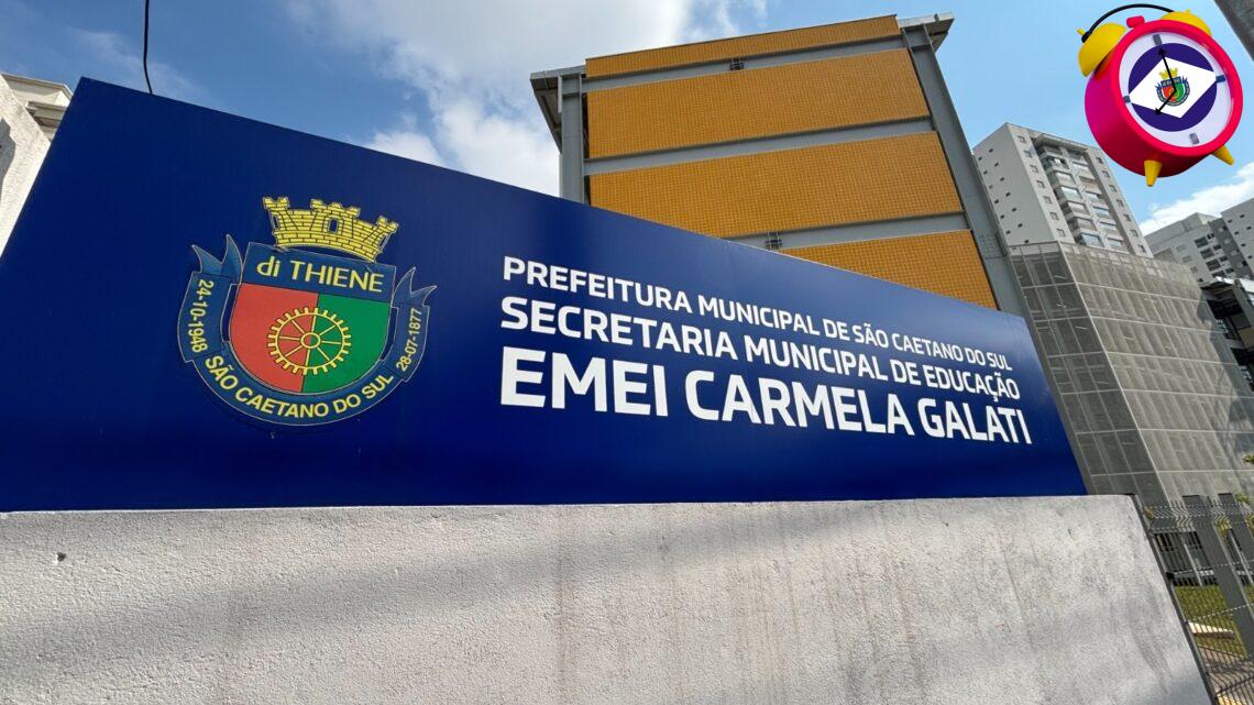 EMEI Carmela Galati abre as portas e inicia nesta quarta-feira (11/2) atividades em São Caetano