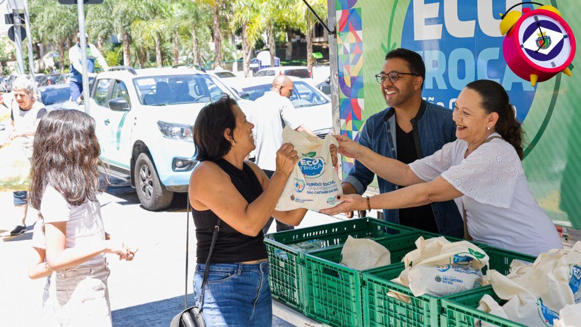 EcoTroca realiza 14ª edição do ano no Bairro Mauá e reforça compromisso de São Caetano com a sustentabilidade