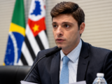 Ministros do STF em Brasília após sessão plenária